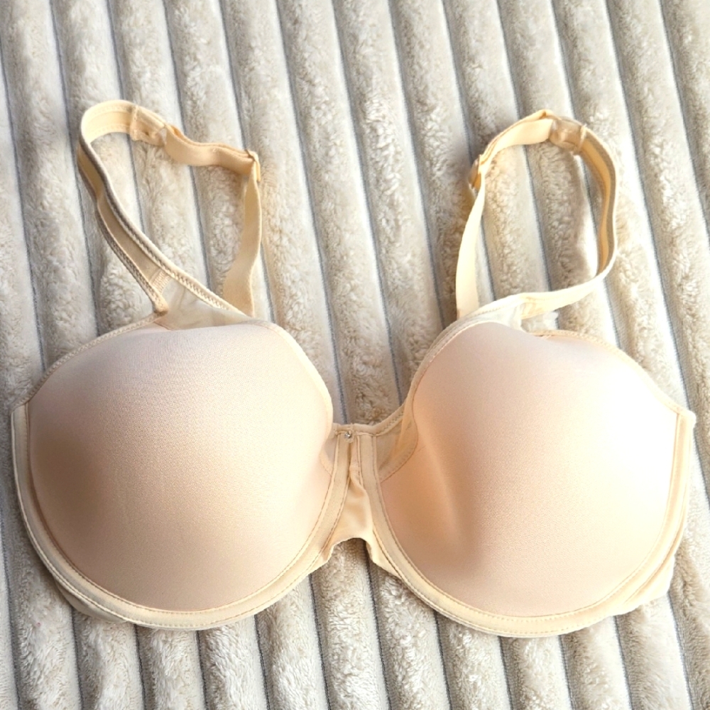 Bali One Smooth U Ultra Light Underwire Bra Sandshell 38 DD